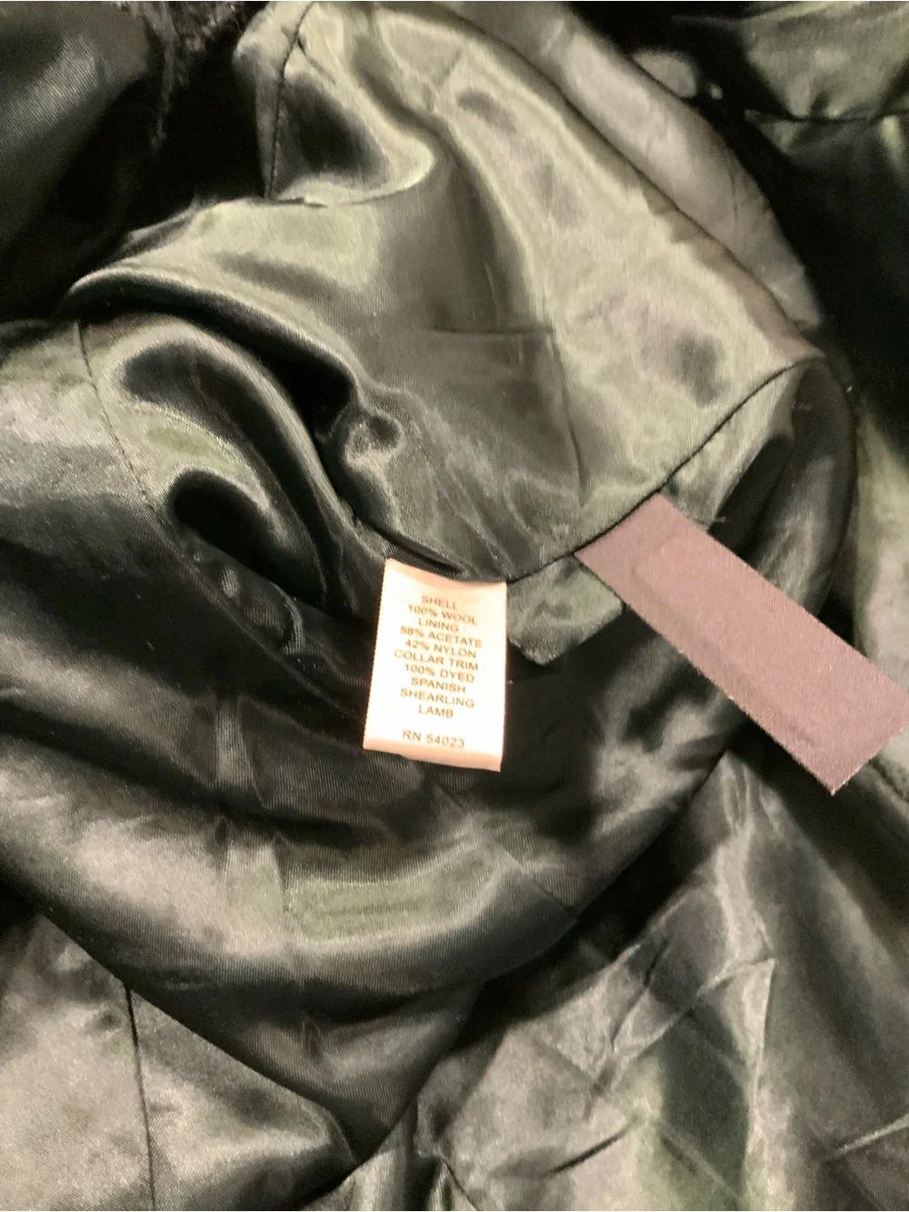 Banana Republic Dark Teal Shawl Collar Belted Trench Coat